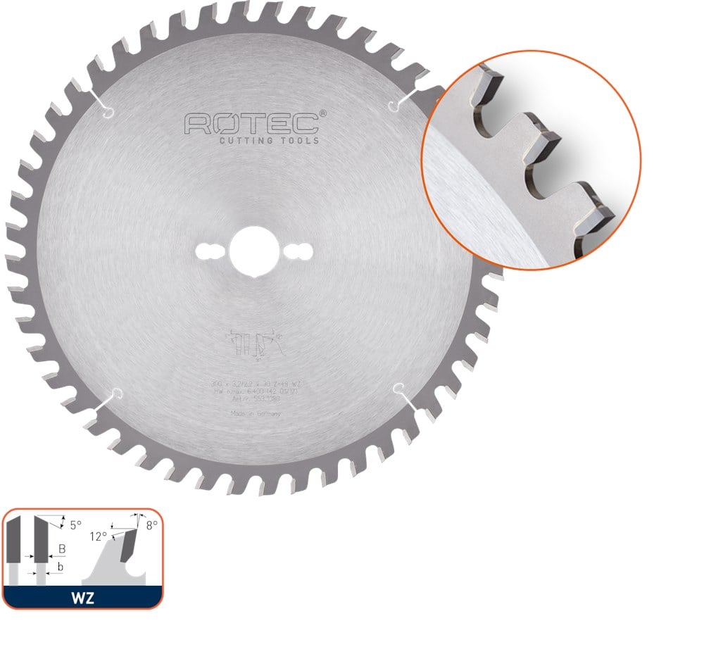 Rotec HM super-bouwzaagblad, ø182x2,8x20mm Z=30 WZ - 5531030