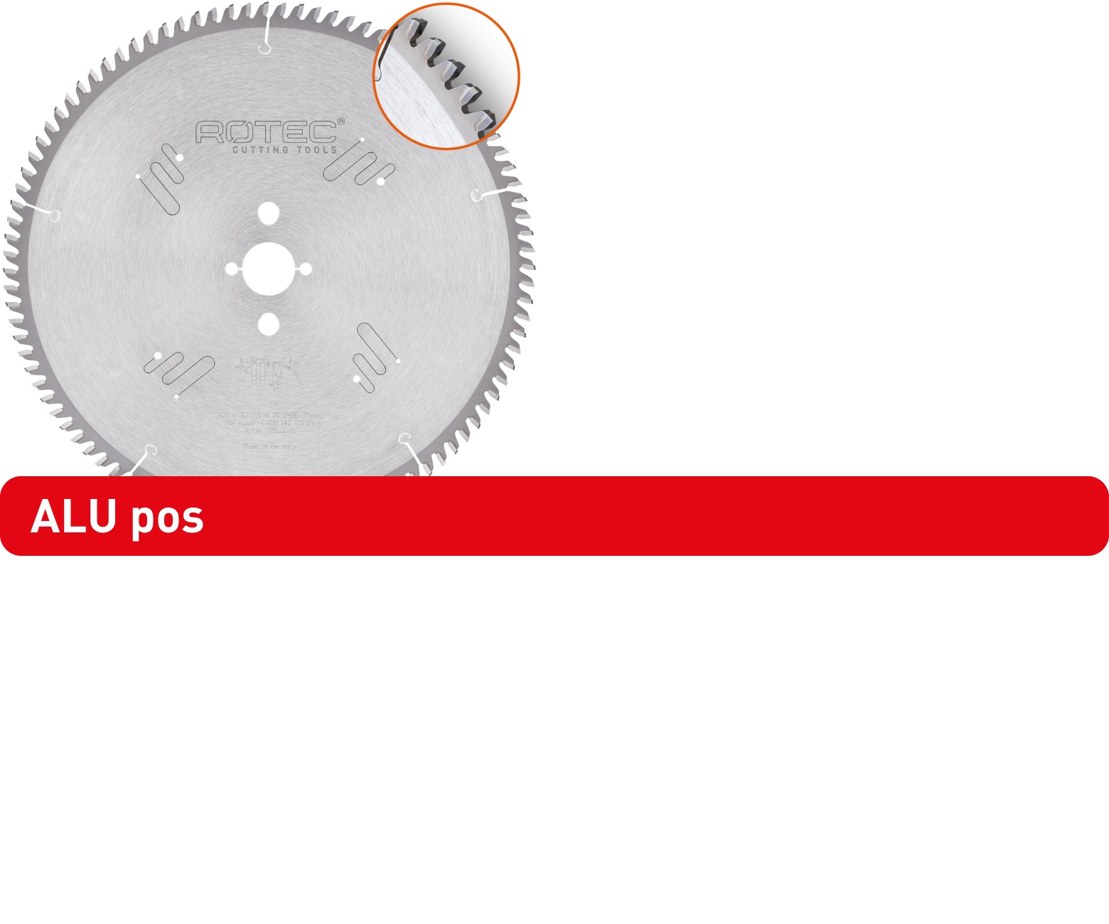 Rotec HM Zaagblad Voor NF-Metalen | Ø500x4,2x50 | Z=120 | TF Pos - 555.0111