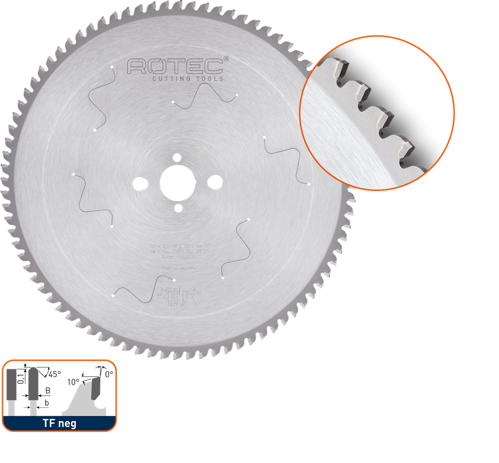 Rotec HM Dry-Cutter Zaagblad Sandwich | Ø190x2,0x30mm | Z=48 | TF - 556.2011