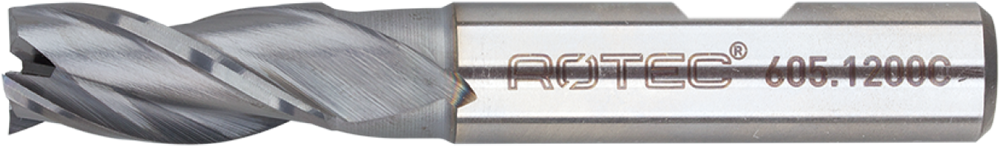 Rotec Hss-E Universeelfrees | Alcrn-Gecoat | Ø20 - Ø20x38x104xØ20mm Z=3 / Din 844-B / Kort - 605.2000c afbeelding 1