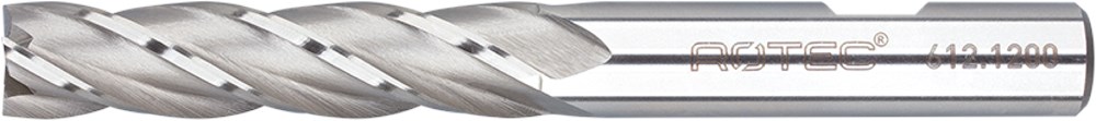 Rotec HSS-E Vingerfrees, ongecoat, ø3 - ø3x12x56xø6mm Z=4 / DIN 844-B / lang - 6120300