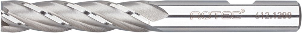 Rotec HSS-E Vingerfrees, ongecoat, ø25 - ø25x90x166xø25mm Z=6 / DIN 844-B / lang - 6122500