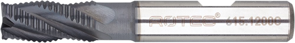 Rotec HSS-E Ruwfrees, AlCrN-gecoat, ø32 - ø32x53x133xø32mm Z=6 / HR / DIN 844-B / kort - 615.3200C
