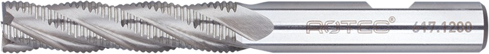 Rotec HSS-E Ruwfrees, ongecoat, ø16 - ø16x63x123xø16mm Z=4 / HR / DIN 844-B / lang - 6171600