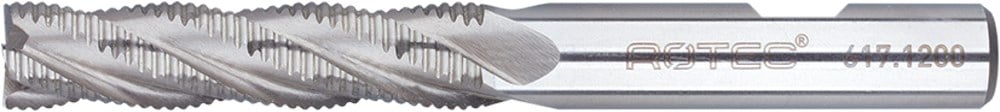 Rotec HSS-E Ruwfrees, ongecoat, ø28 - ø28x90x166xø25mm Z=6 / HR / DIN 844-B / lang - 6172800