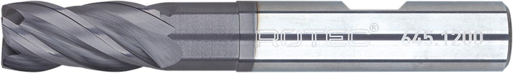 Rotec VHM Vario-Frees, vrijgeslepen, ø14 - Silver-Line / ø14x26x83xø14mm Z=4 / kort - 6451400