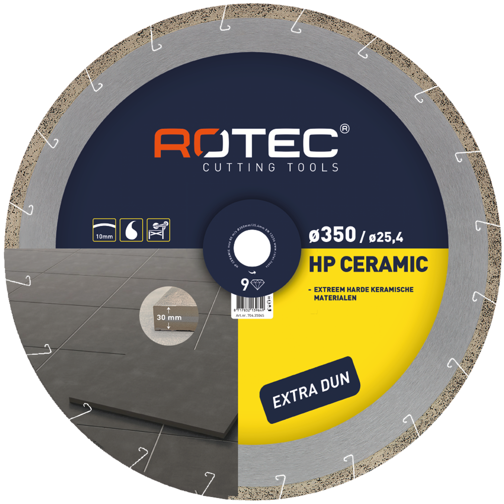 Rotec Diamantzaagblad 'HP Ceramic / Ceramic HD' | Ø300x2,0xØ25,4 - 704.3004S