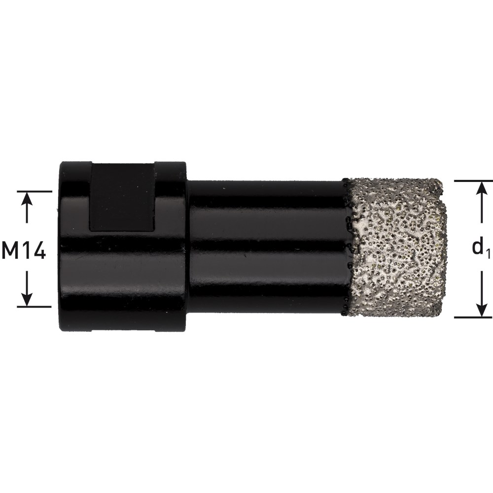 Rotec Graniet tegelboorkroon M14 opname 55 mm PREMIUM - 7574055