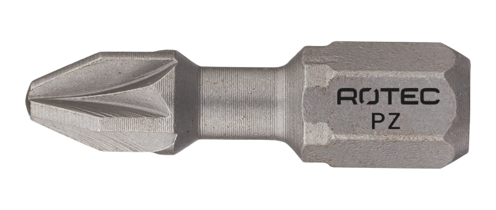 Rotec Torsionbit PZ 3 | L=25 | C6.3 | BASIC | 2 stuks - 804.00032