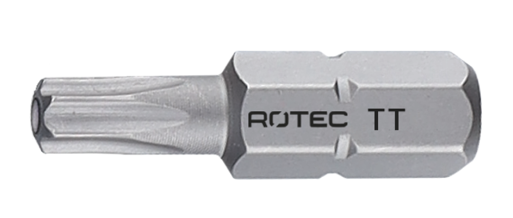 Rotec Schroefbit T-T 15 | L=25 | C6.3 | BASIC | 10 stuks - 806.7015