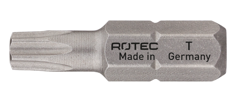 Rotec Schroefbit T 5 | L=25 | C6.3 | BASIC | 2 stuks - 806.00052