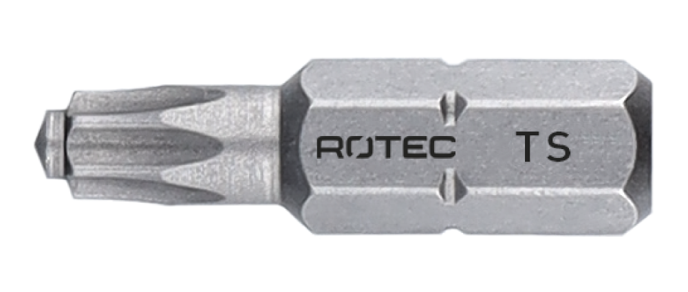 Rotec Schroefbit T-S 15 | L=25 | C6.3 | BASIC | 2 stuks - 806.80152