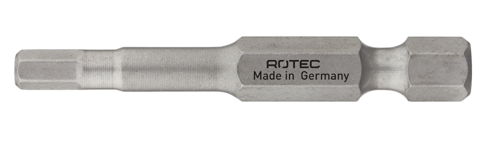 Rotec Schroefbit SW 4 | L=50 | E6.3 | BASIC | 2 stuks - 811.20402