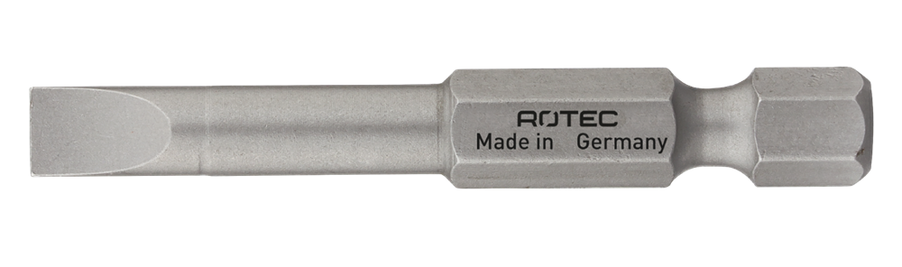 Rotec Schroefbit SL 1,6x8,0 | L=50 | E6.3 | BASIC | 2 stuks - 812.10802