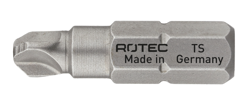 Rotec Schroefbit TS 4 | L=25 | C6.3 | BASIC | 2 stuks - 815.10042