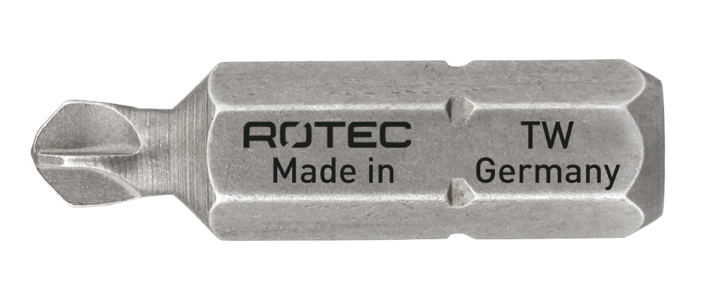 Rotec Schroefbit TW 3 | L=25 | C6.3 | BASIC | 2 stuks - 815.00032