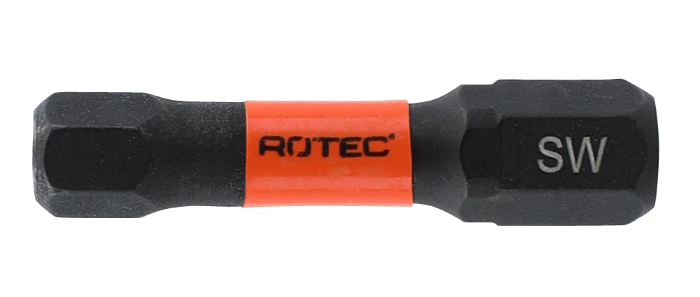 Rotec IMPACT Schroefbit SW 6 | L=30 | C6.3 | BASIC | 2 stuks - 817.40062
