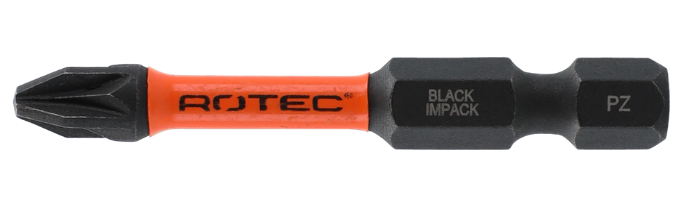 Rotec IMPACT Schroefbit PZ 2 | L=50 | E6.3 | BASIC | 2 stuks - 817.11022