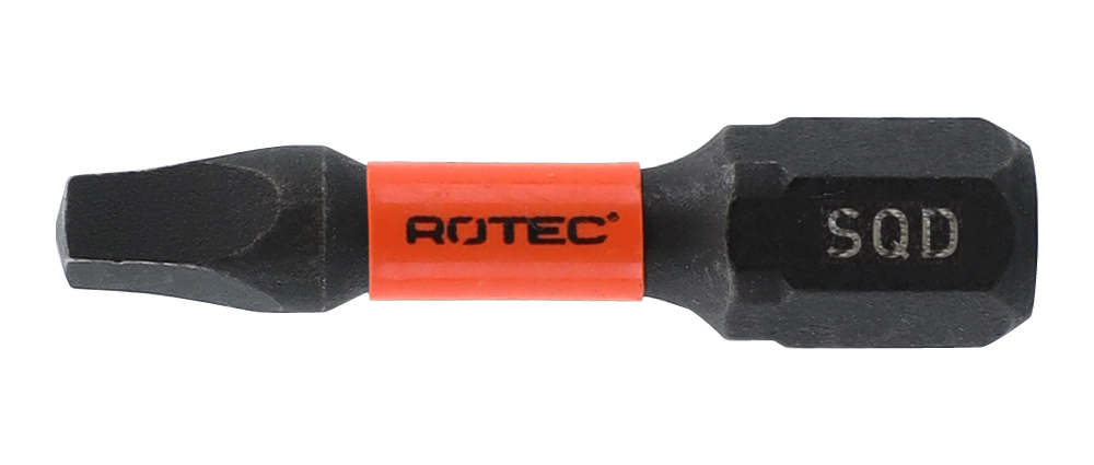 Rotec IMPACT Schroefbit SQD 2 | L=30 | C6.3 | BASIC | 2 stuks - 817.30022