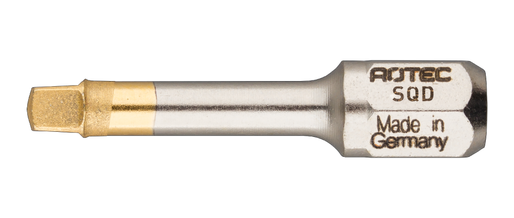 Rotec IMPACT Schroefbit SQD 1 | L=30 | C6.3 | DIAMOND | 2 stuks - 817.32012
