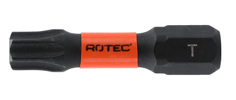 Rotec IMPACT Schroefbit T 10 | L=30 | C6.3 | BASIC | 2 stuks - 817.20102