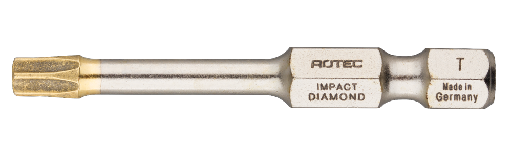 Rotec IMPACT Schroefbit T 30 | L=50 | E6.3 | DIAMOND | 2 stuks - 817.23302