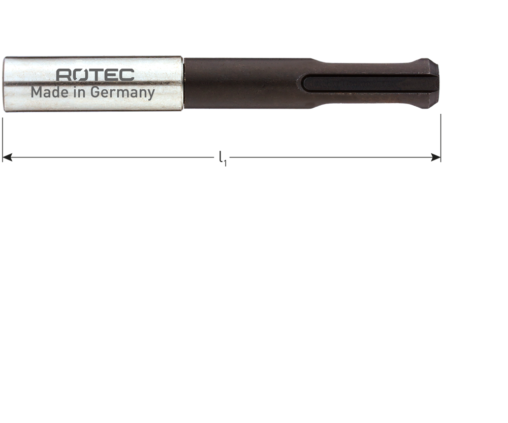 Rotec Bithouder | SDS-plus x85 | Magnetisch | Huls ø11x35 | Met C-ring - 818.0050