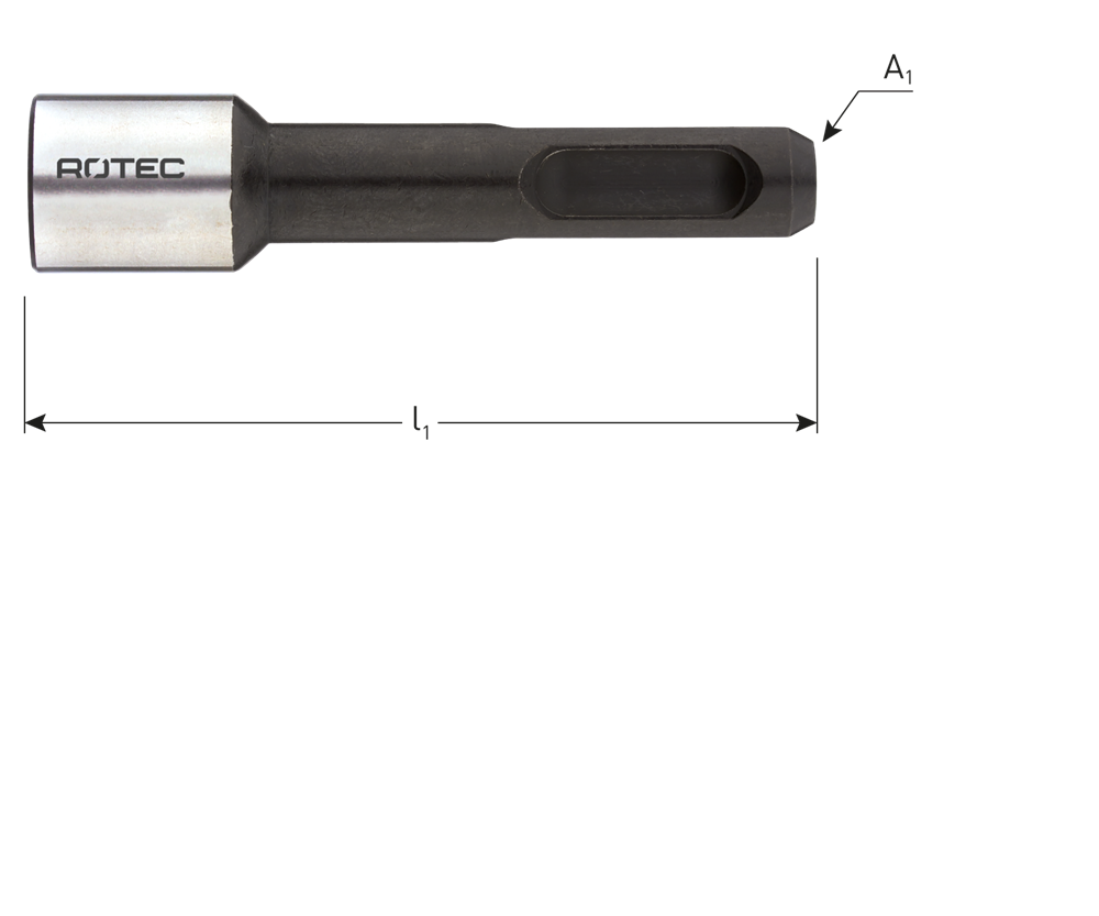 Rotec Dopsleutel | SDS-plus | Magnetisch | SW 5/16''x65 - 819.50101