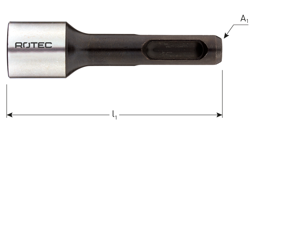 Rotec Dopsleutel | SDS-plus | Magnetisch | SW 9x65 - 819.50901
