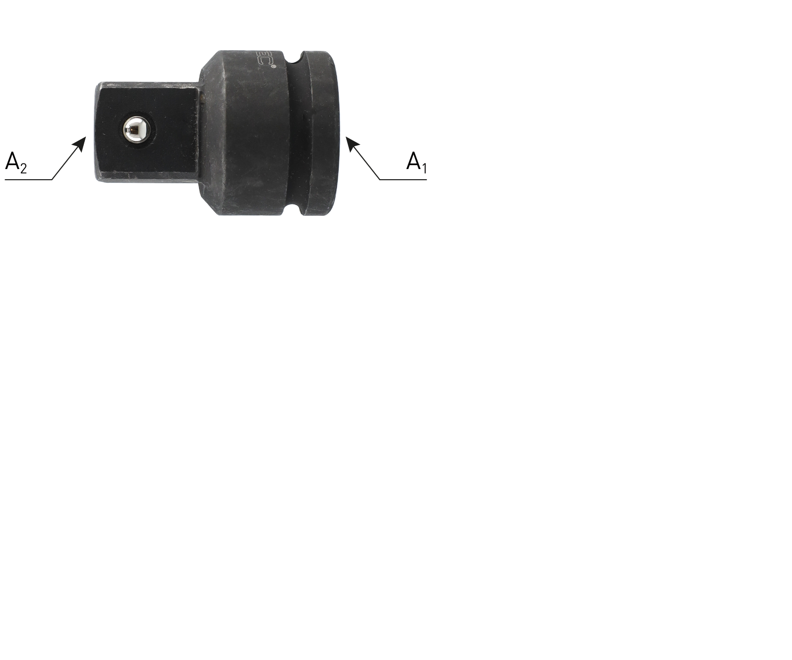 Rotec Adapter | Vierkant 1" (F) > Vierkant 1.1/2" (M) - 844.9001