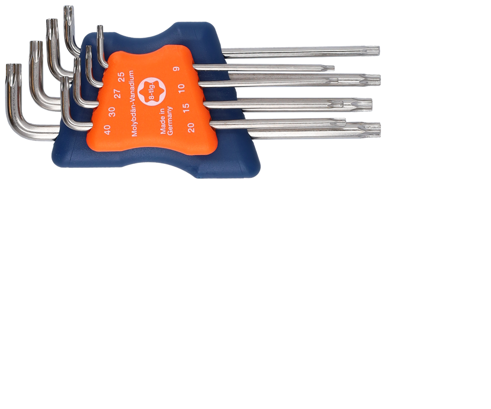 Rotec Torxsleutelset | Lang | 8-delig | T9-T40 - 890.1002