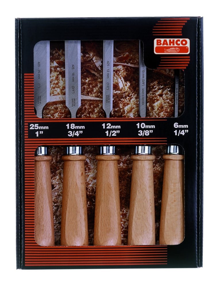 Bahco steekbeitelset 5-dlg | 425-082