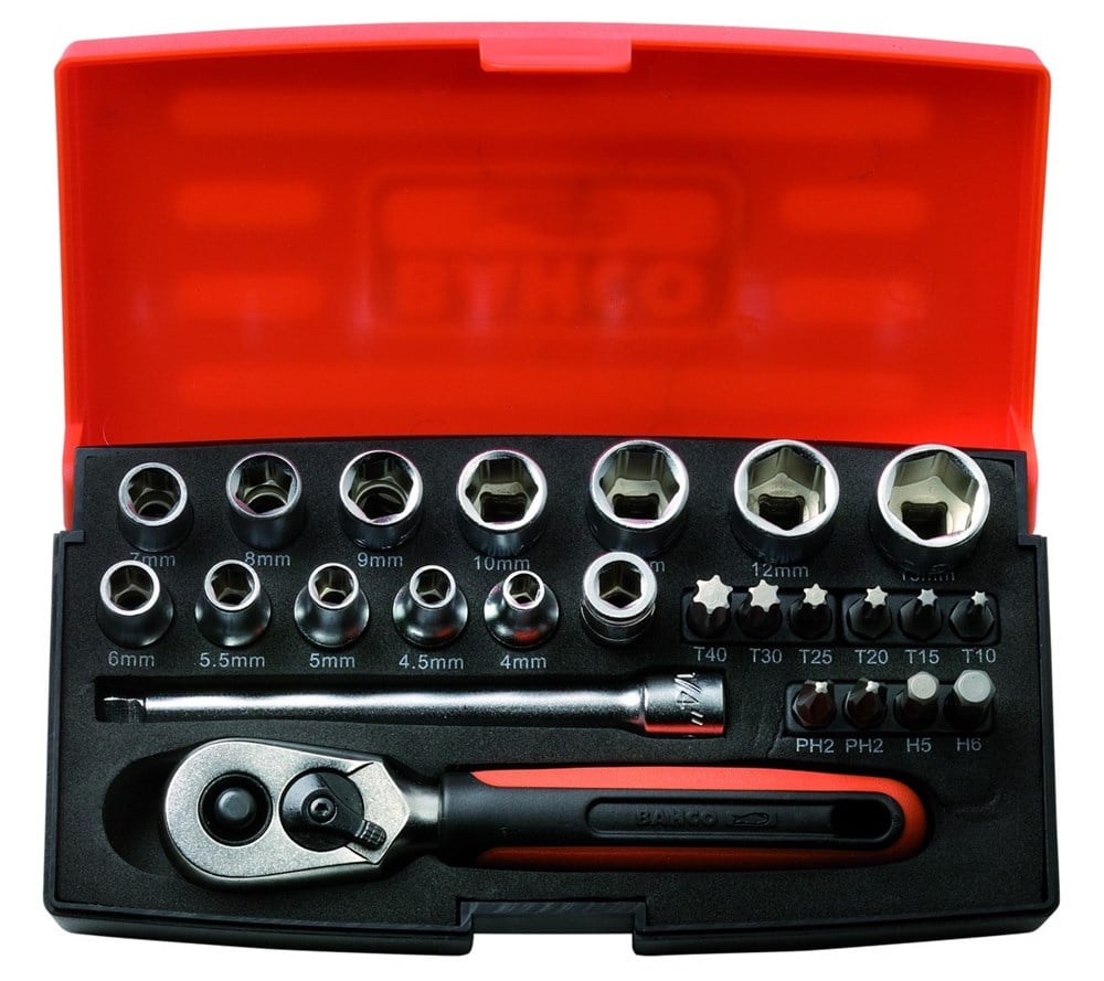 Bahco Dopsleutelset 1/4 inch blister 25 | SBSL25
