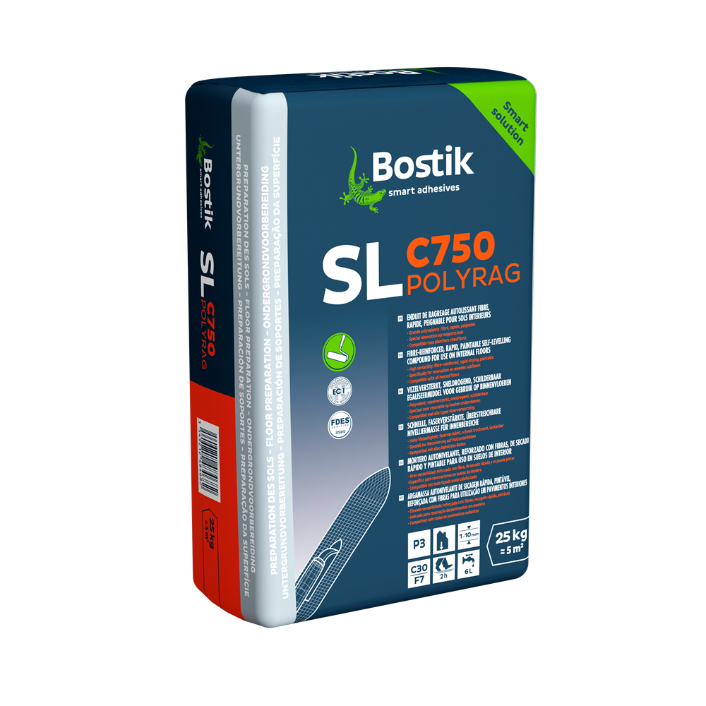 Bostik SL C750 POLYRAG | Grijs | Zak 25 kg - 30615457