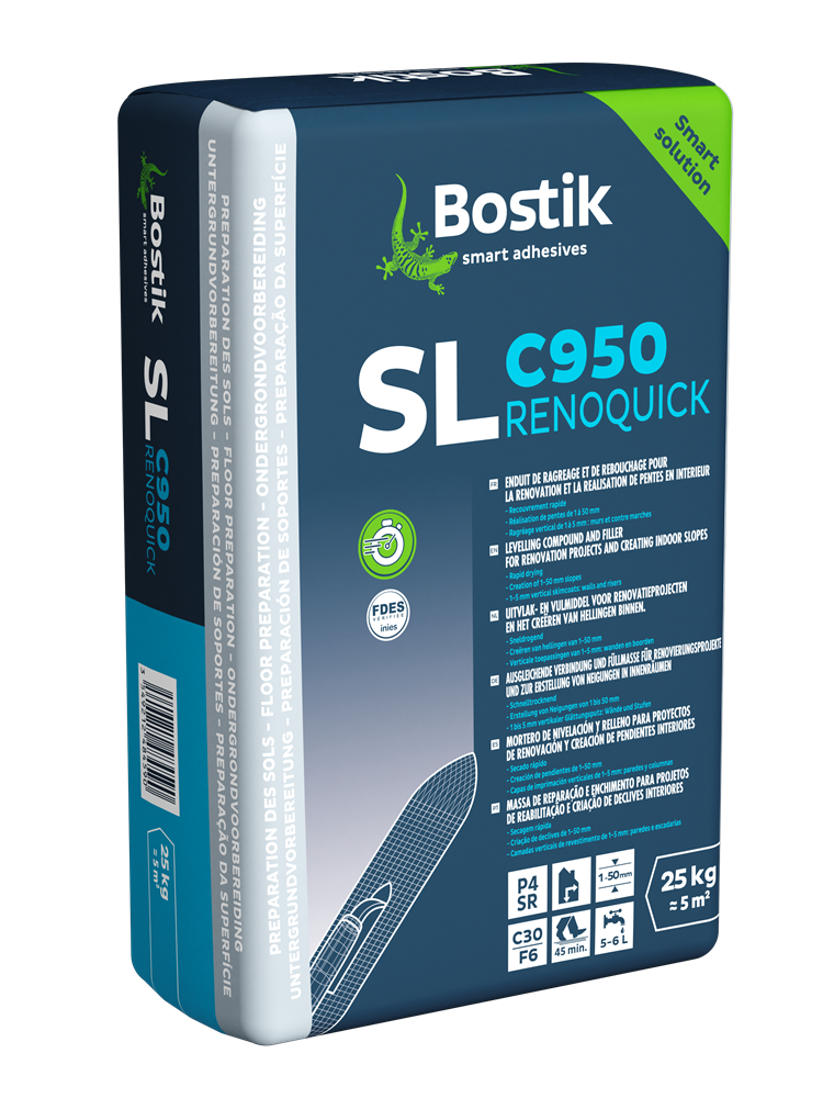 Bostik SL C950 RENOQUICK | Grijs | Zak 25 kg - 30615444