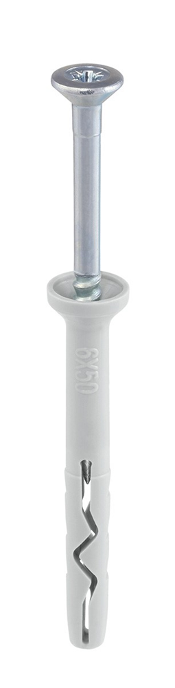 Steelies Ultimate slagplug nylon 8x100 verzonken kraag pz2 verzinkt | 50 stuks - KEA10801001