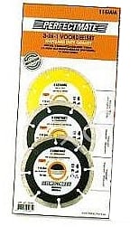 Perfectmate SP08P Diamantschijven | 3 stuks | Universeel | 115mm SP08P