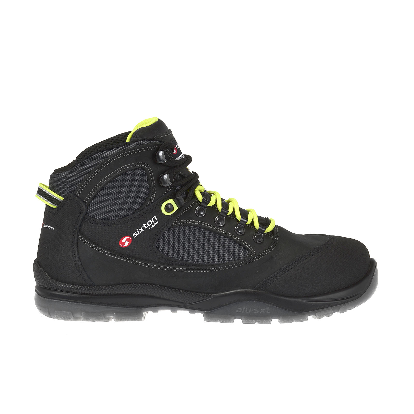 Sixton Peak 93339-00 Sound HG S3 ESD Zwart/Lime - Maat 39 - 00.091.013.39