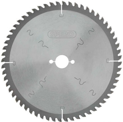 Spero SPA-250-60-20 | Aluminium TCT zaagblad | 250mm | 60 tands | asgat 30mm - SPA-250-60-20
