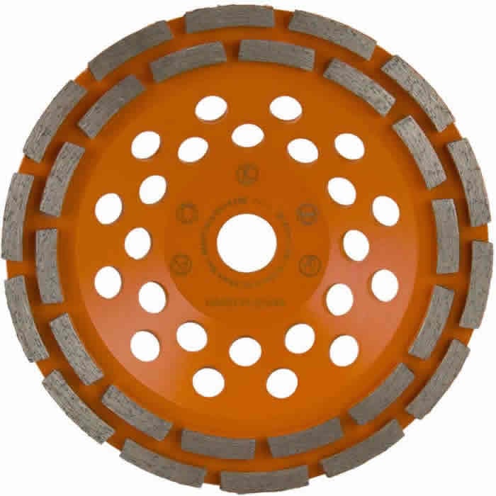 SPERO 180mm Dubbele rij PREMIUM Diamant komslijpschijf Asgat 22.23mm - Harde Vloeren - SPDR180HV