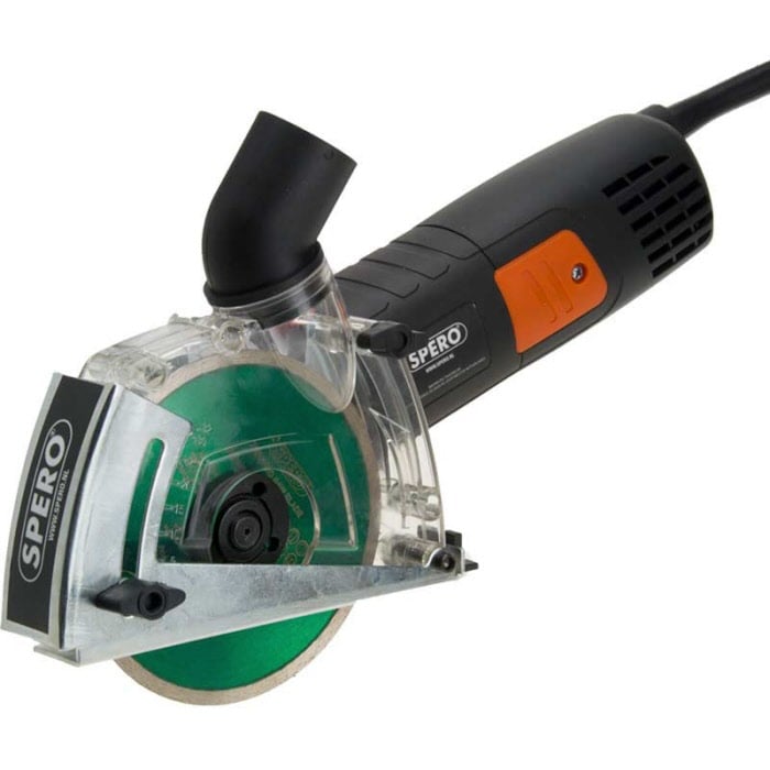 Spero SPHS1001T Diamant tegelslijper - 1400W + stofkap & Tegel diamantschijf - SPHS1001T