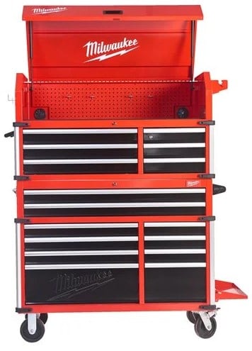 Milwaukee SRC46-1 | Stalen gereedschapswagen met 10 lades | 46"/ 117 cm - 4932478852