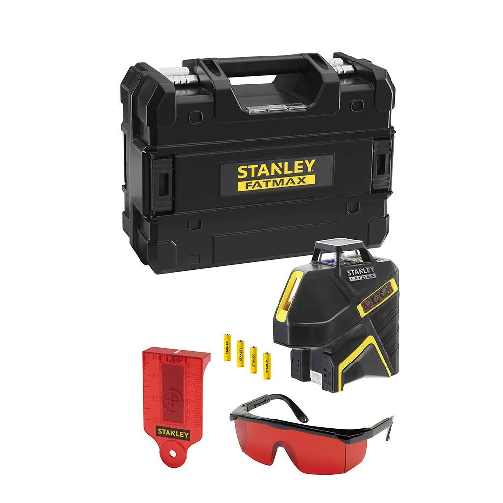 Stanley lasers FATMAX® 360° LASER + 2 VERTICALE LIJNEN (ROOD) FMHT1-77416 - FMHT1-77416
