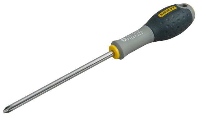 Stanley Handgereedschap Fatmax rvs schroevendraaier PHILLIPS PH2 x 125mm FMHT0-62645