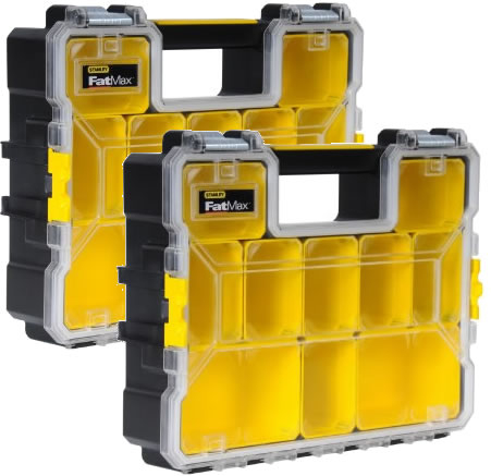 Stanley Koffers Duopack FatMax Professionele Organizer Waterdicht (Diep) FMST1-70740 afbeelding