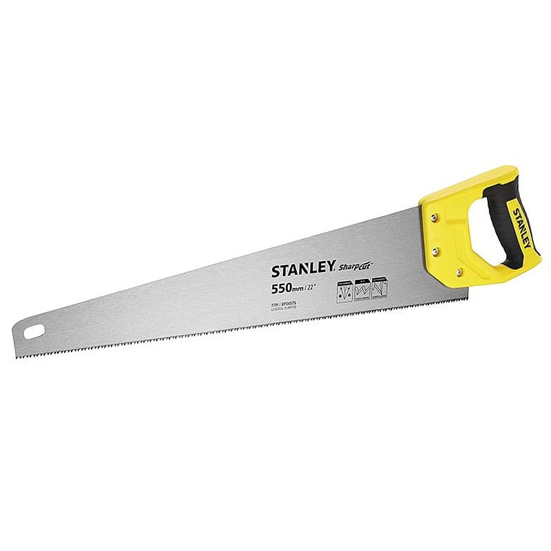 Stanley handgereedschap STHT20368-1 Handzaag SharpCut 550mm - 7 TPI - STHT20368-1