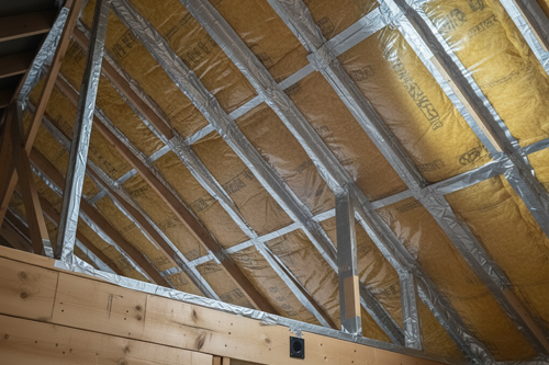 Stap 5: Breng de dampremmende folie aan