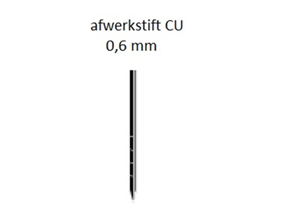 Dutack Stift 0,60 Cu 22 mm doos 10 duizend - 5116007