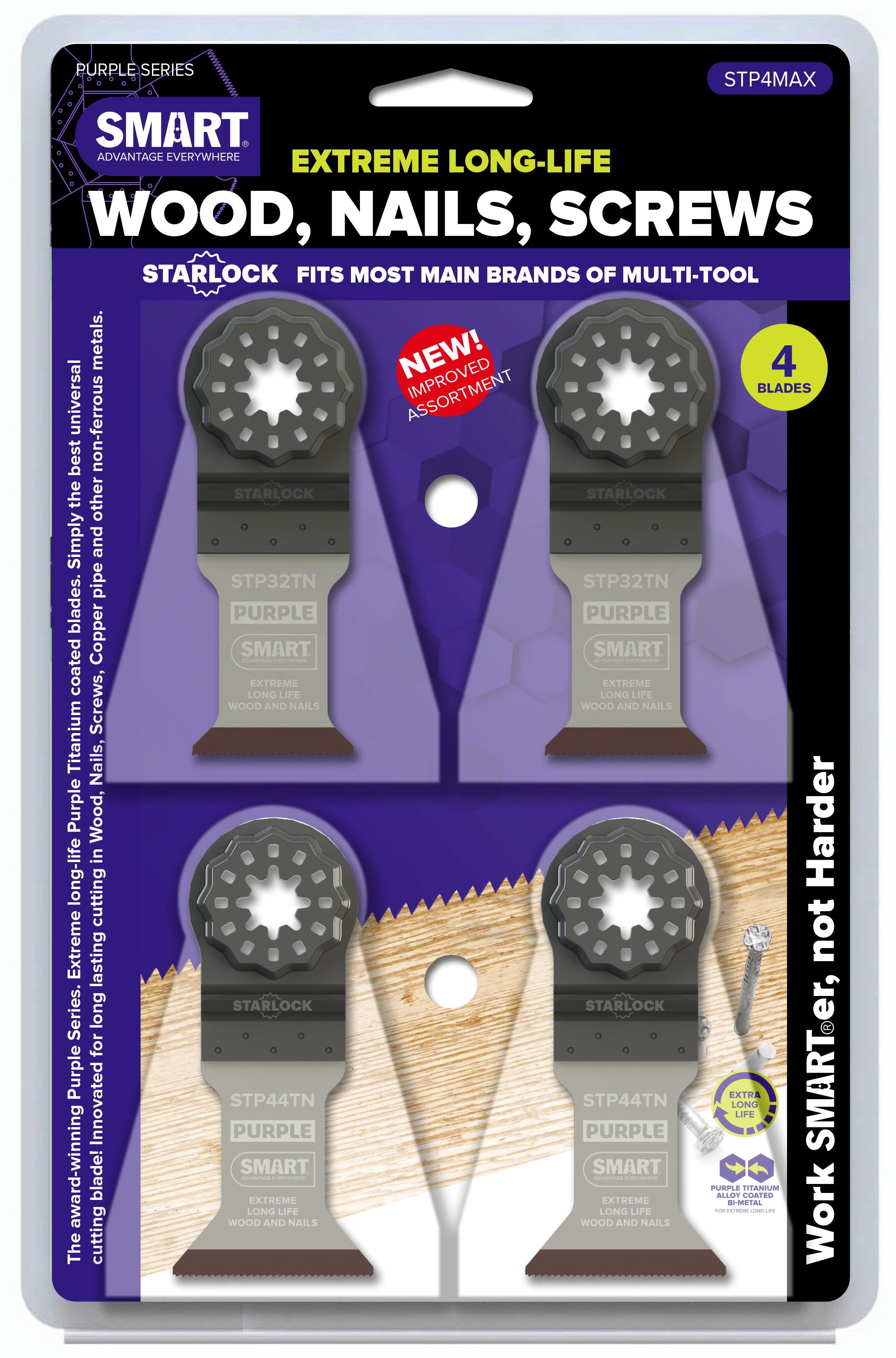 SMART SL PUR 4st blad assortiment - STP4MAX STP4MAX