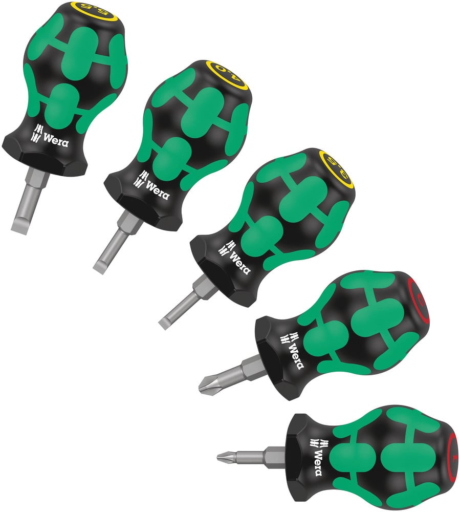 Wera Stubby | set 1 | Schroevendraaierset | 5-delig - 05008870001